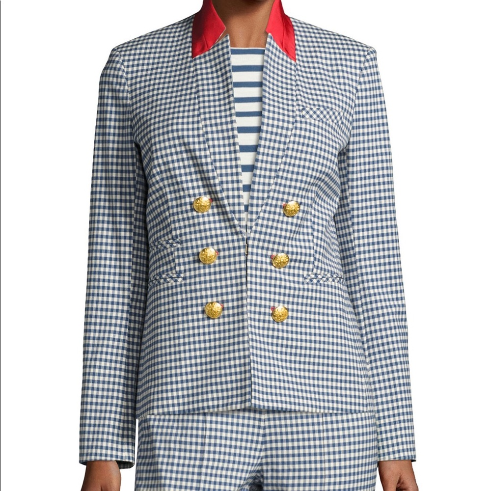 Veronica Beard Cottage Gingham Blazer